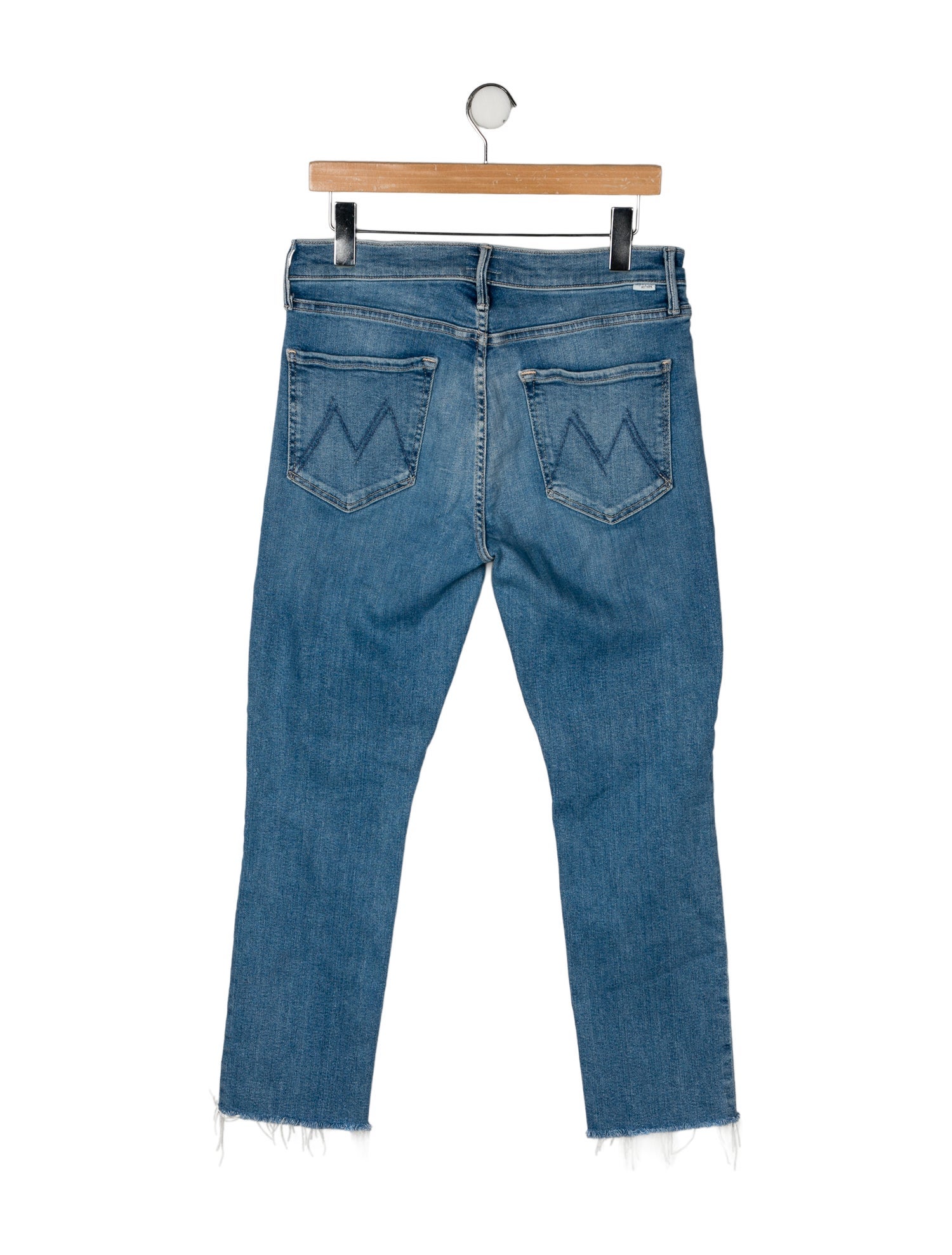 Mother Mid-Rise Straight Leg Jeans