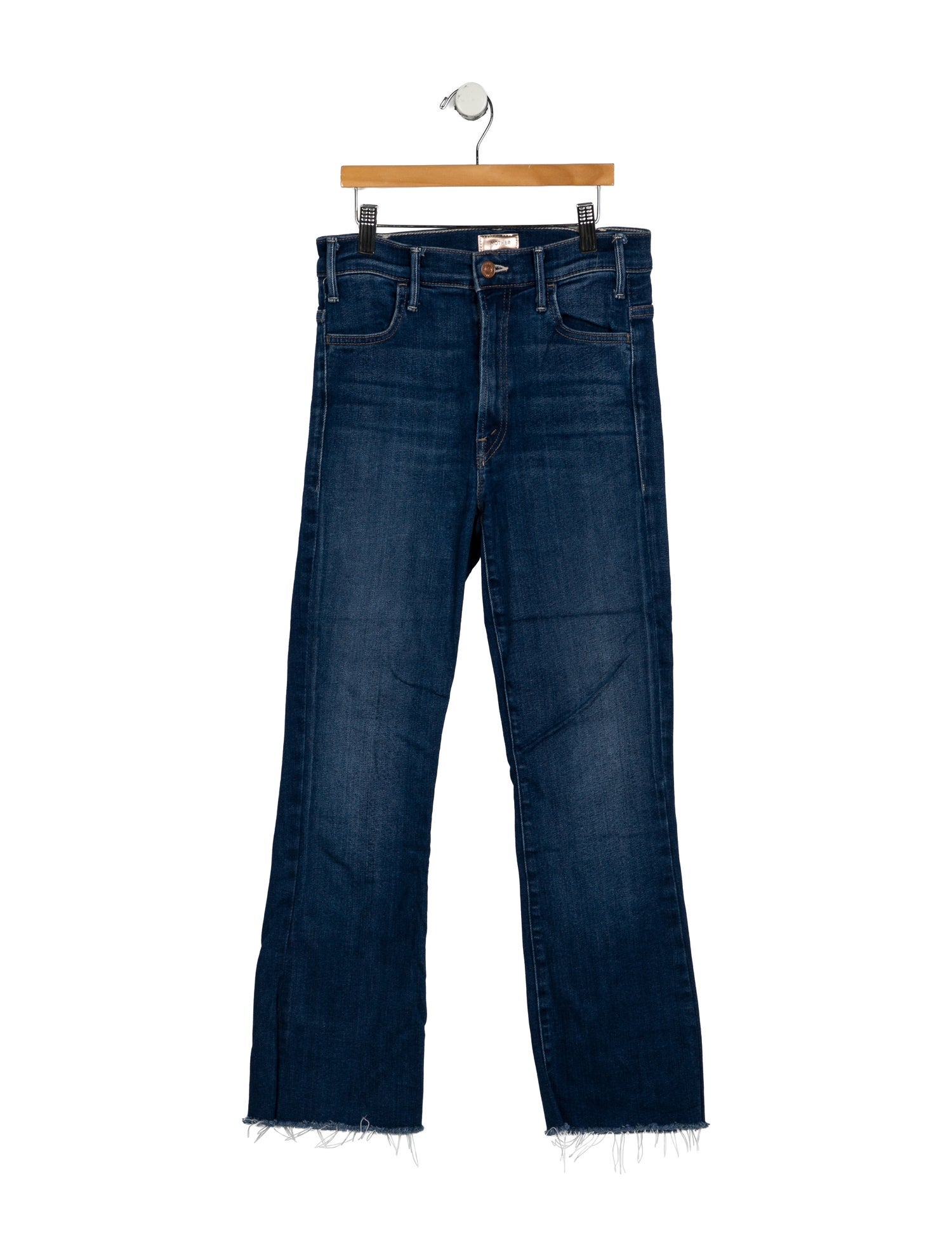 Mother Mid-Rise Straight Leg Jeans