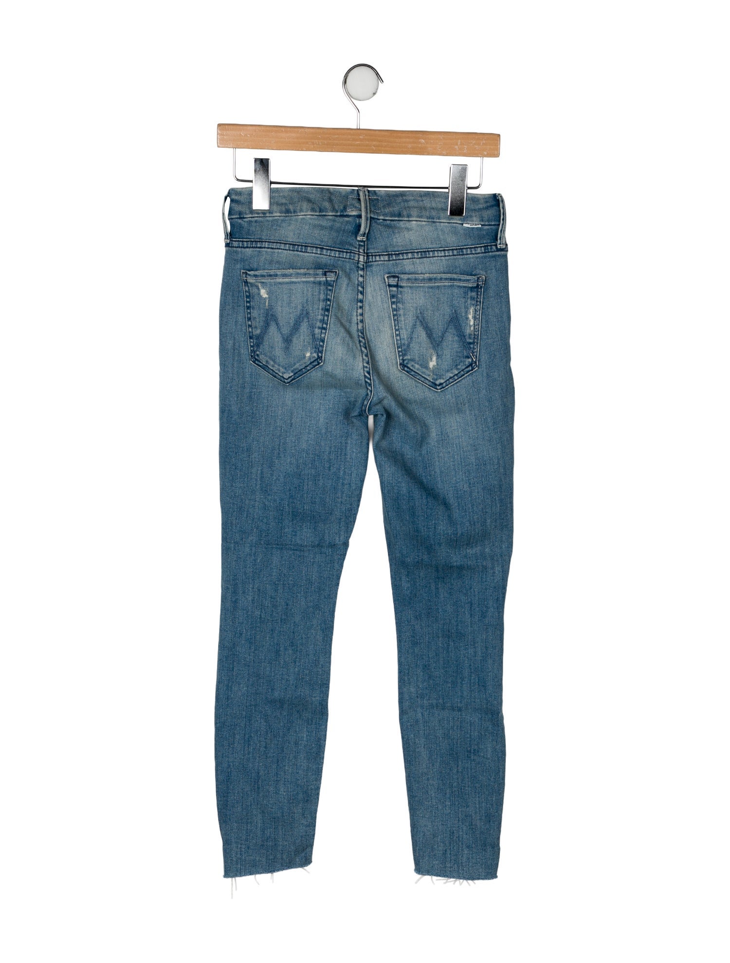 Mother Mid-Rise Skinny Leg Jeans