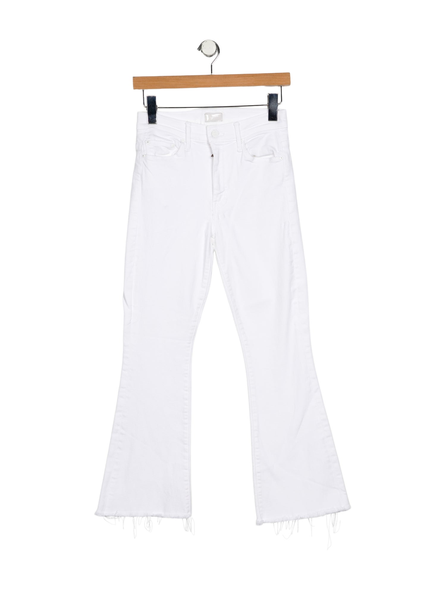 Mother Mid-Rise Wide Leg Jeans