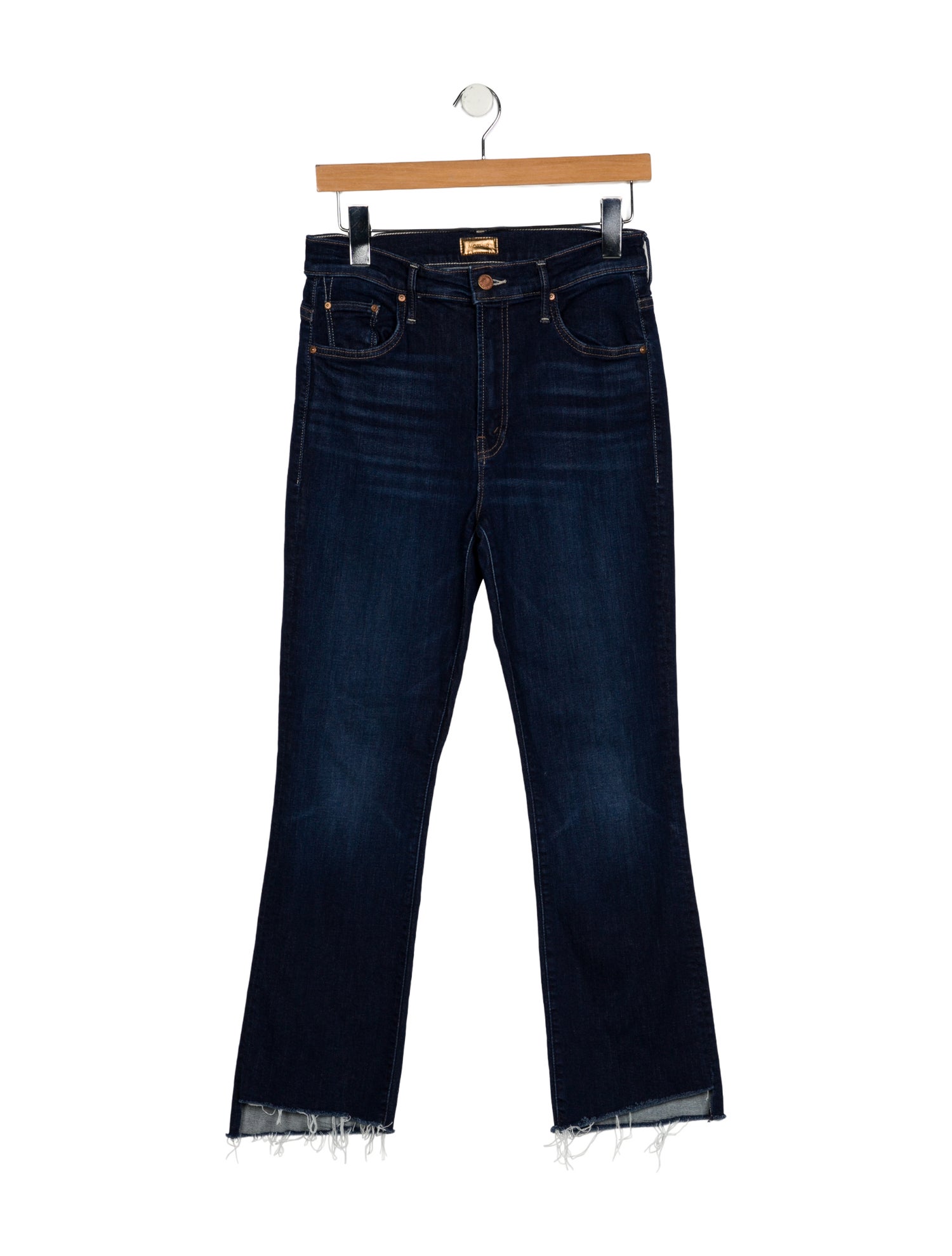 Mother High-Rise Straight Leg Jeans