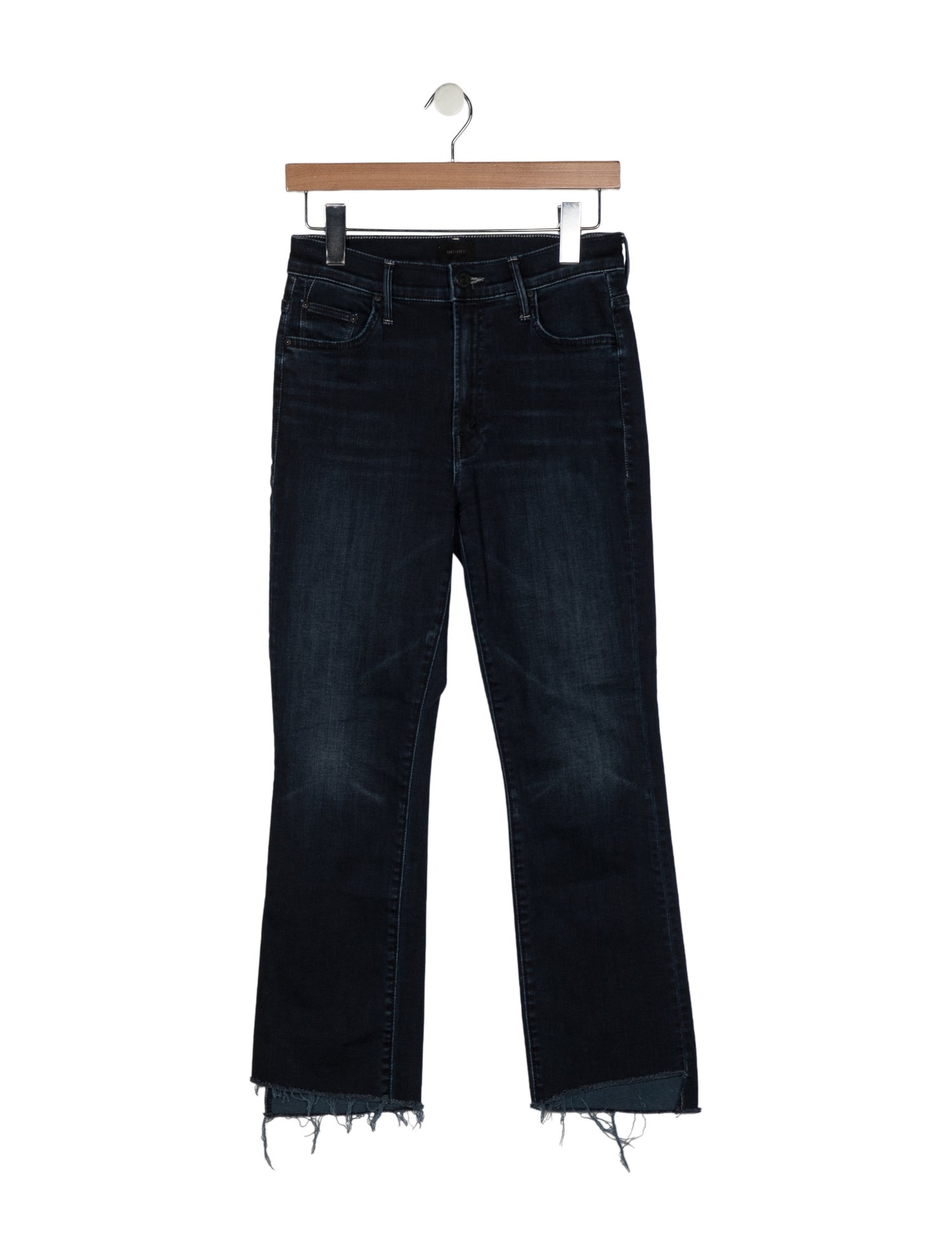 Mother Mid-Rise Straight Leg Jeans