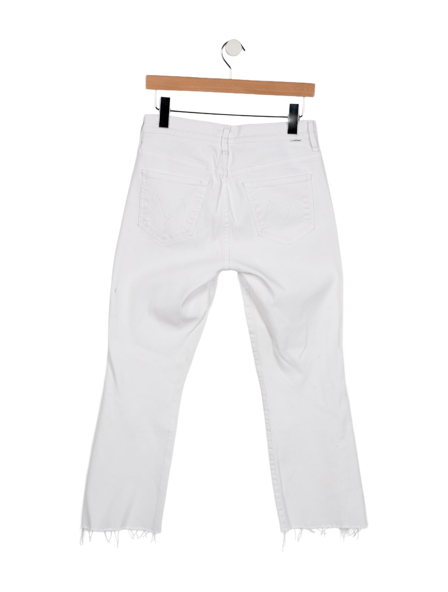 Mother Mid-Rise Straight Leg Jeans