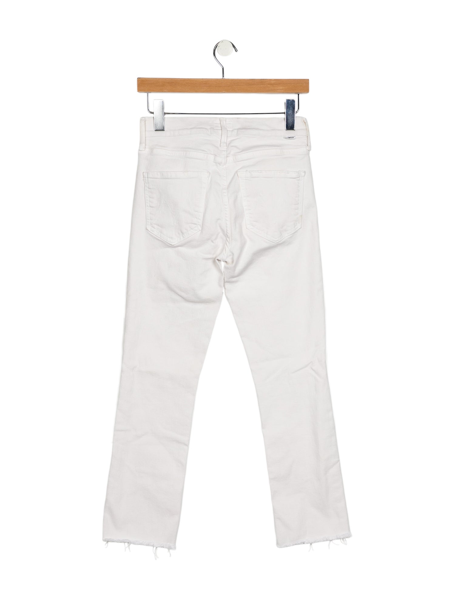 Mother Mid-Rise Straight Leg Jeans