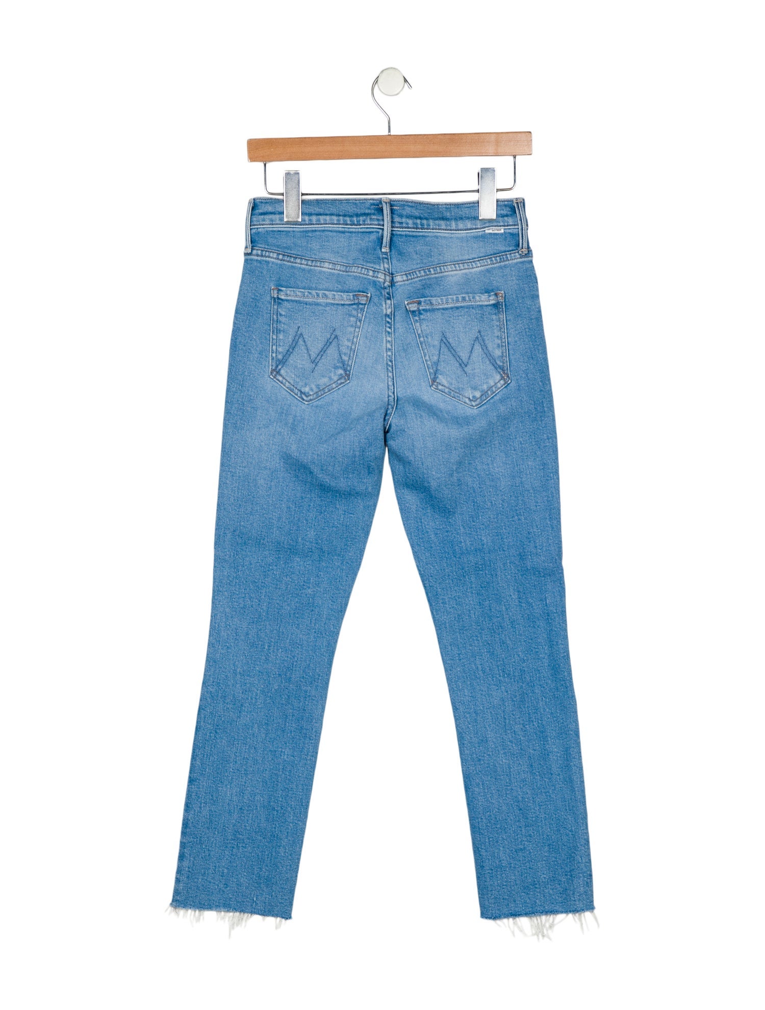 Mother Mid-Rise Straight Leg Jeans