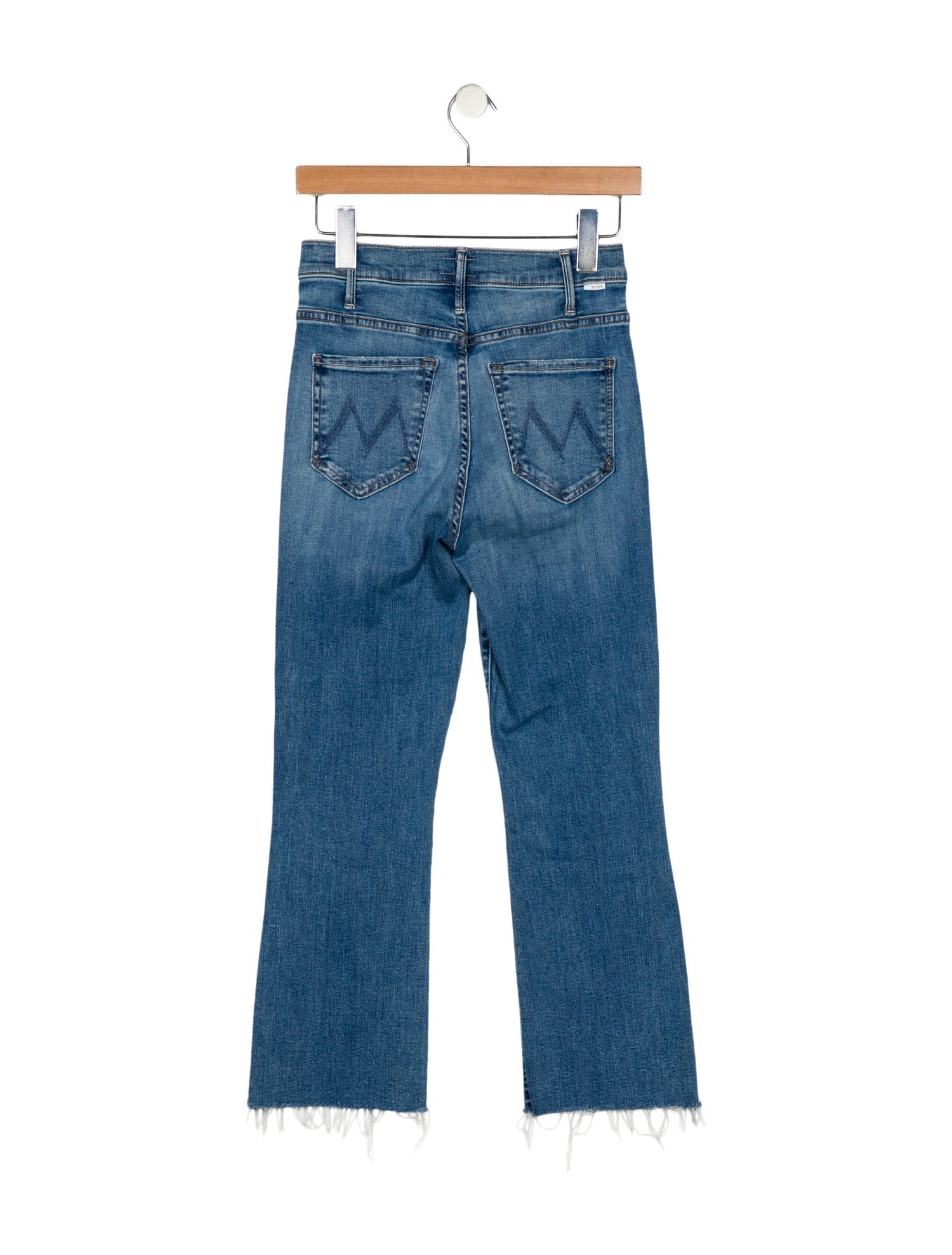 Mother Mid-Rise Straight Leg Jeans
