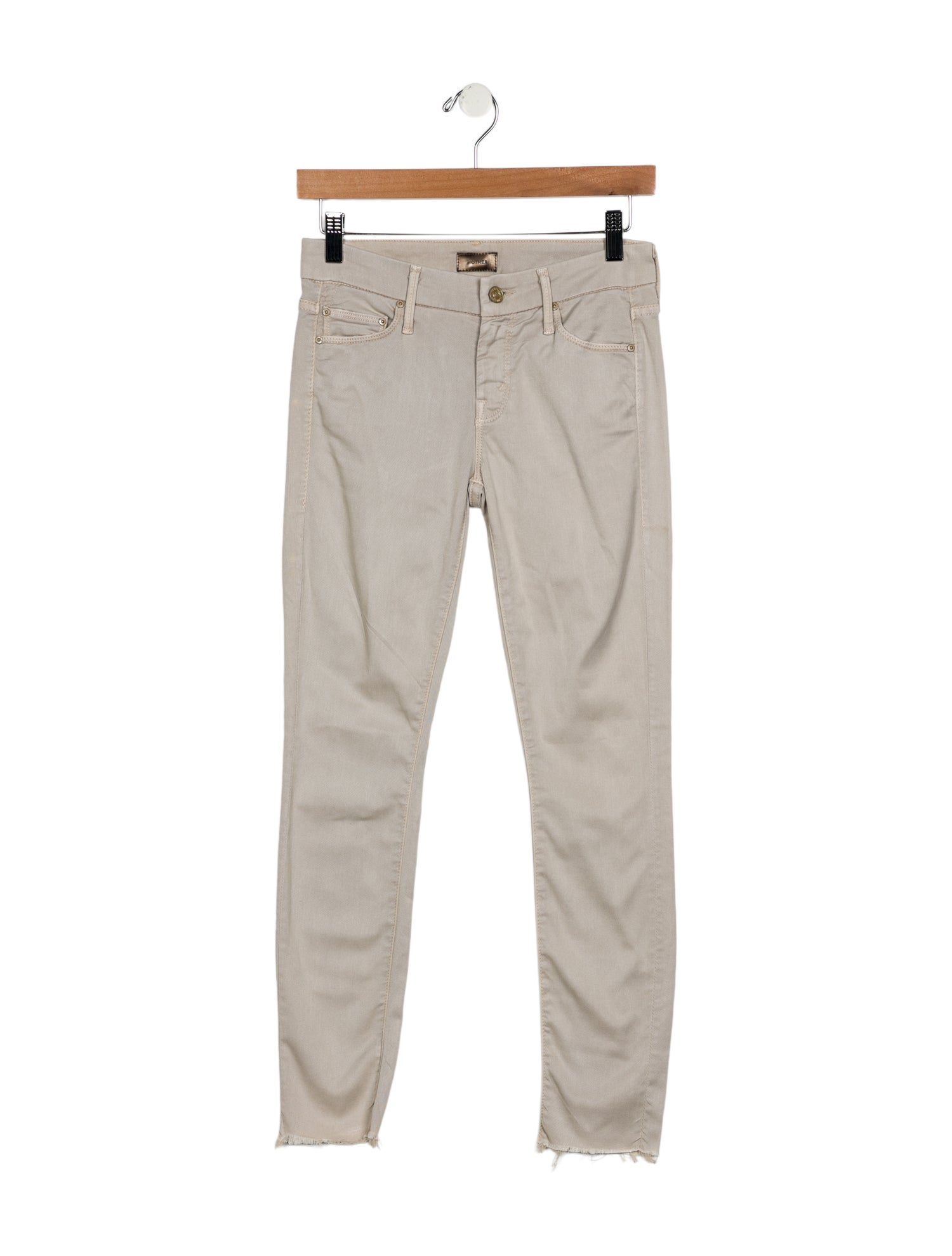 Mother Mid-Rise Skinny Leg Jeans