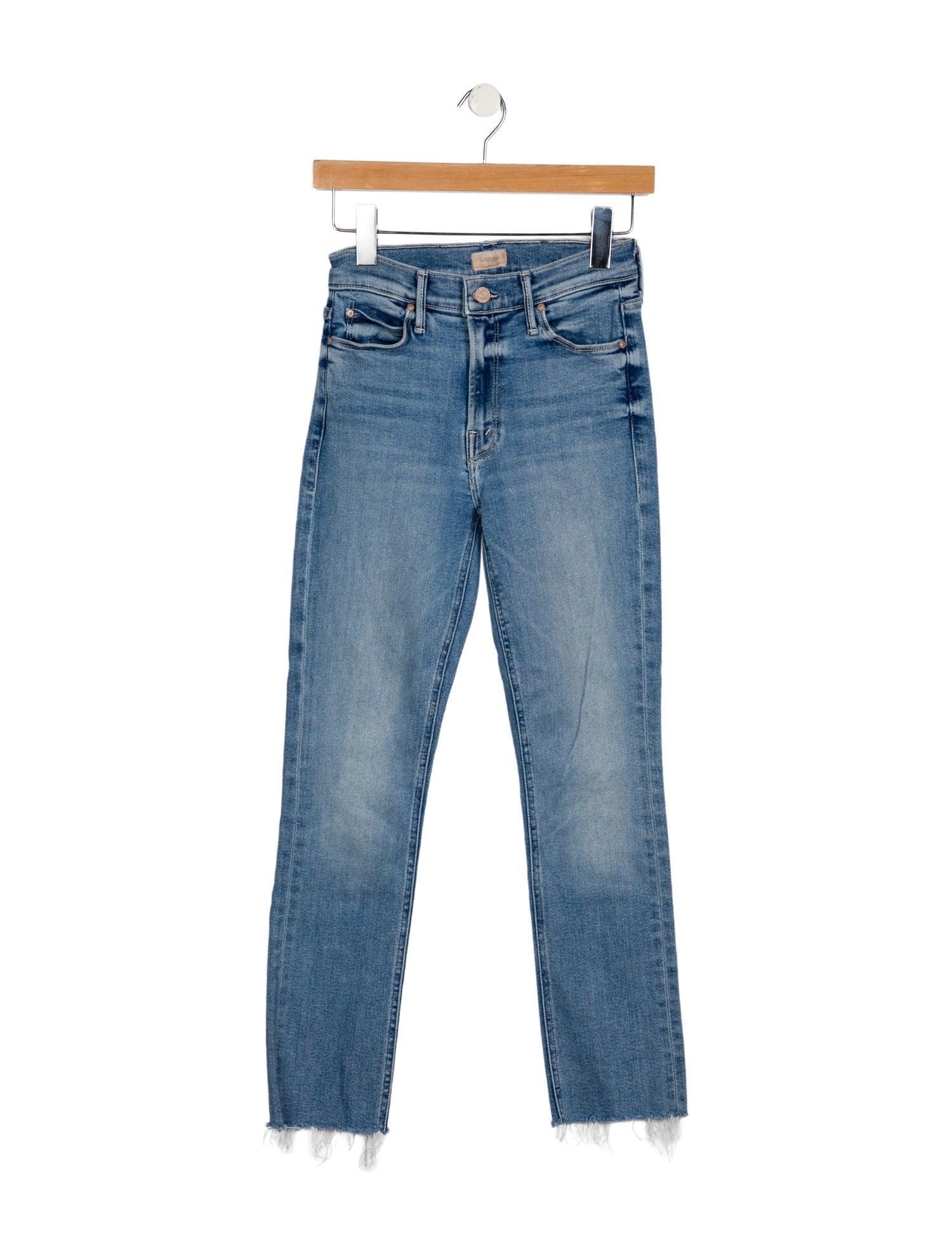 Mother Mid-Rise Skinny Leg Jeans