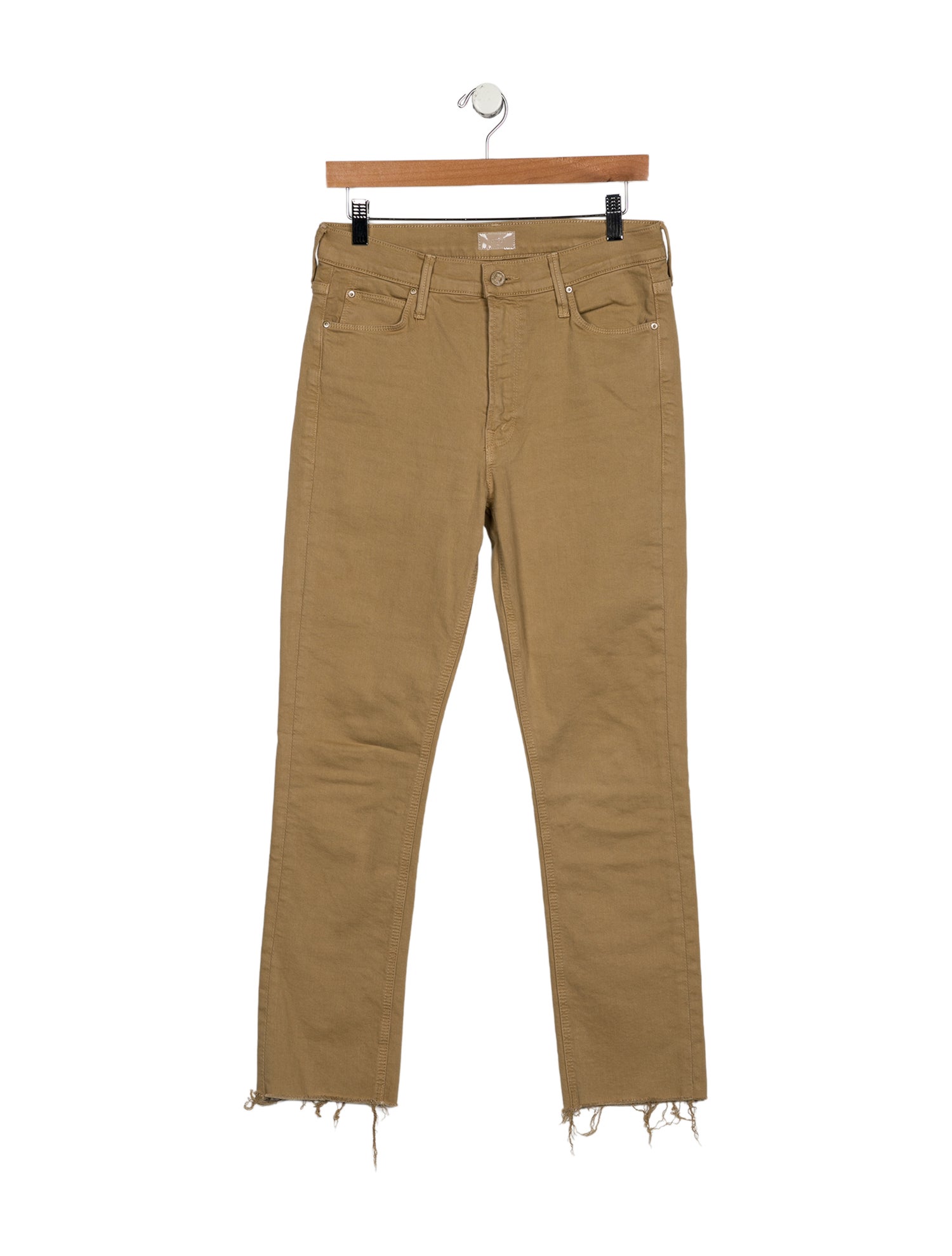Mother Mid-Rise Straight Leg Jeans
