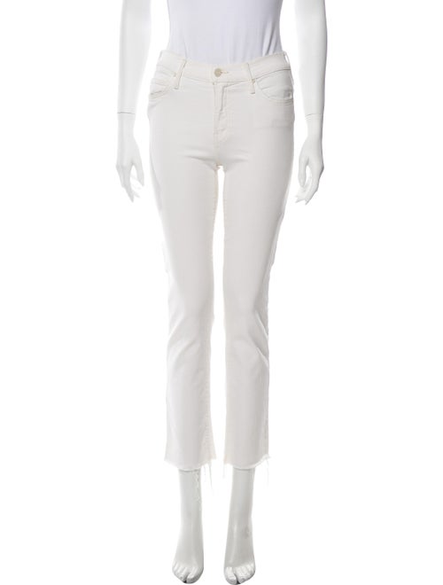 Mother Mid-Rise Straight Leg Jeans
