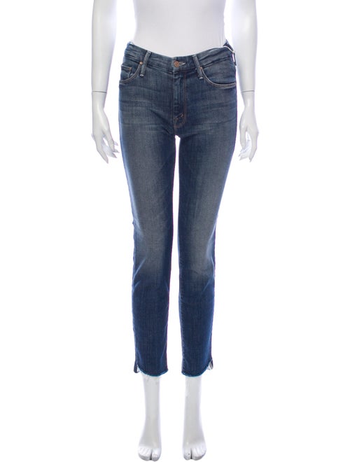 Mother Mid-Rise Skinny Leg Jeans w/ Tags Blue