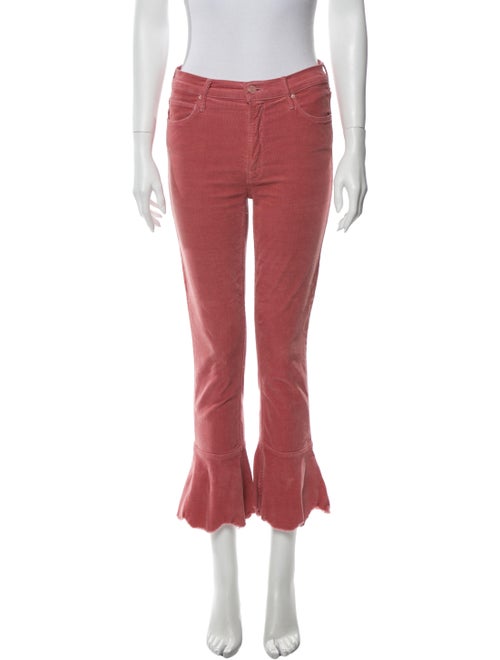 Mother Wide Leg Pants Pink