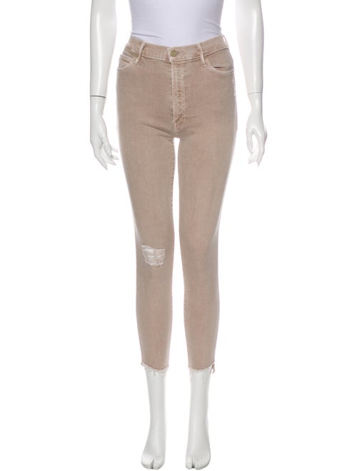 Mother Mid-Rise Skinny Leg Jeans