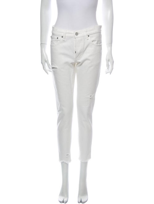 Mother Low-Rise Straight-Leg Jeans