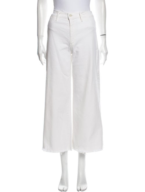 Mother Wide Leg Wide Leg Jeans White