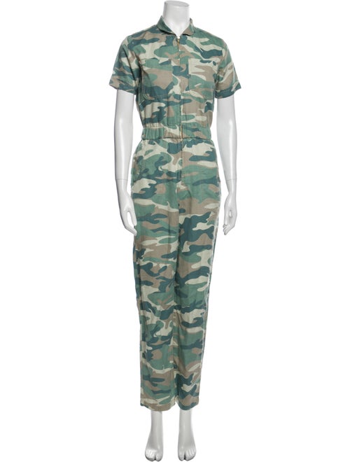 Mother Camouflage Print Jumpsuit