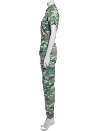 Mother Camouflage Print Jumpsuit