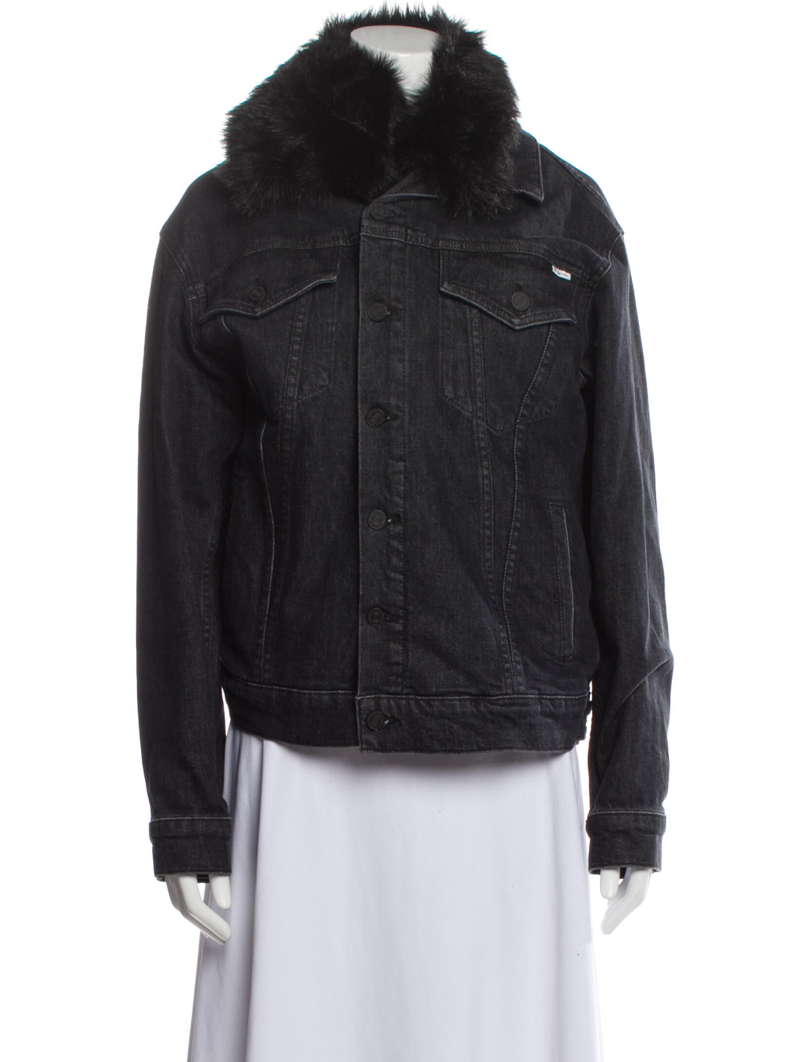 Mother Denim Jacket Black Jackets, Clothing W1289462 The RealReal