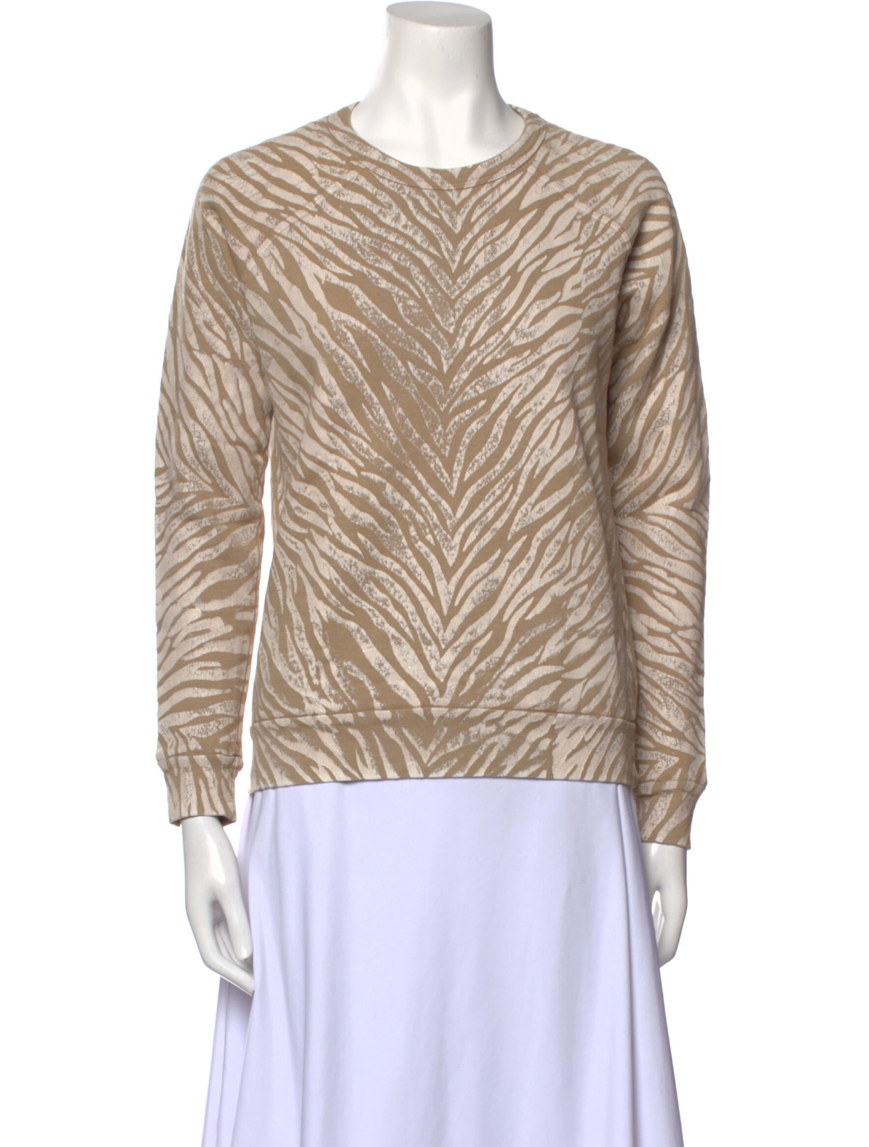 Mother Printed Crew Neck Sweater