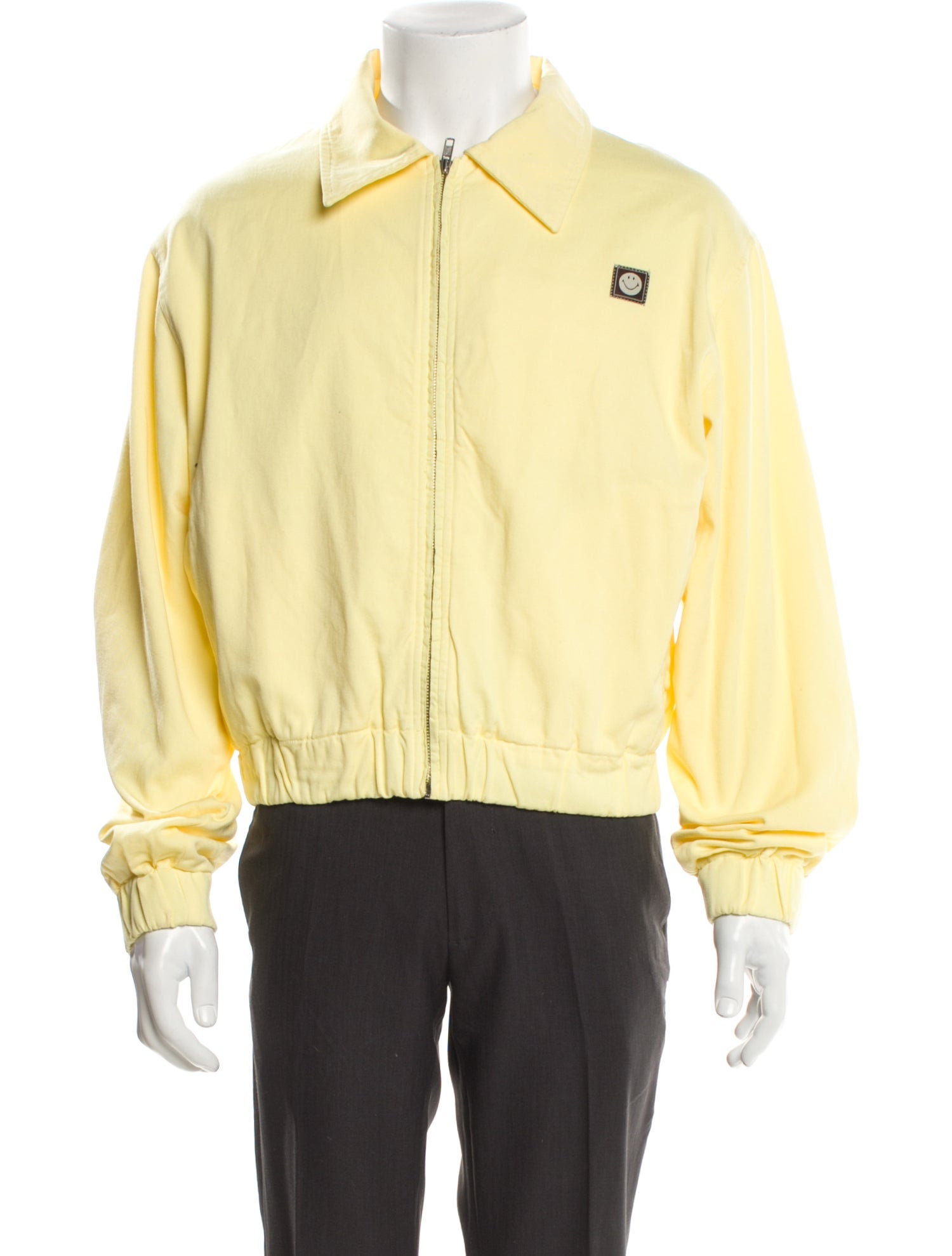 13DE MARZO x SMILEY Graphic Print Windbreaker