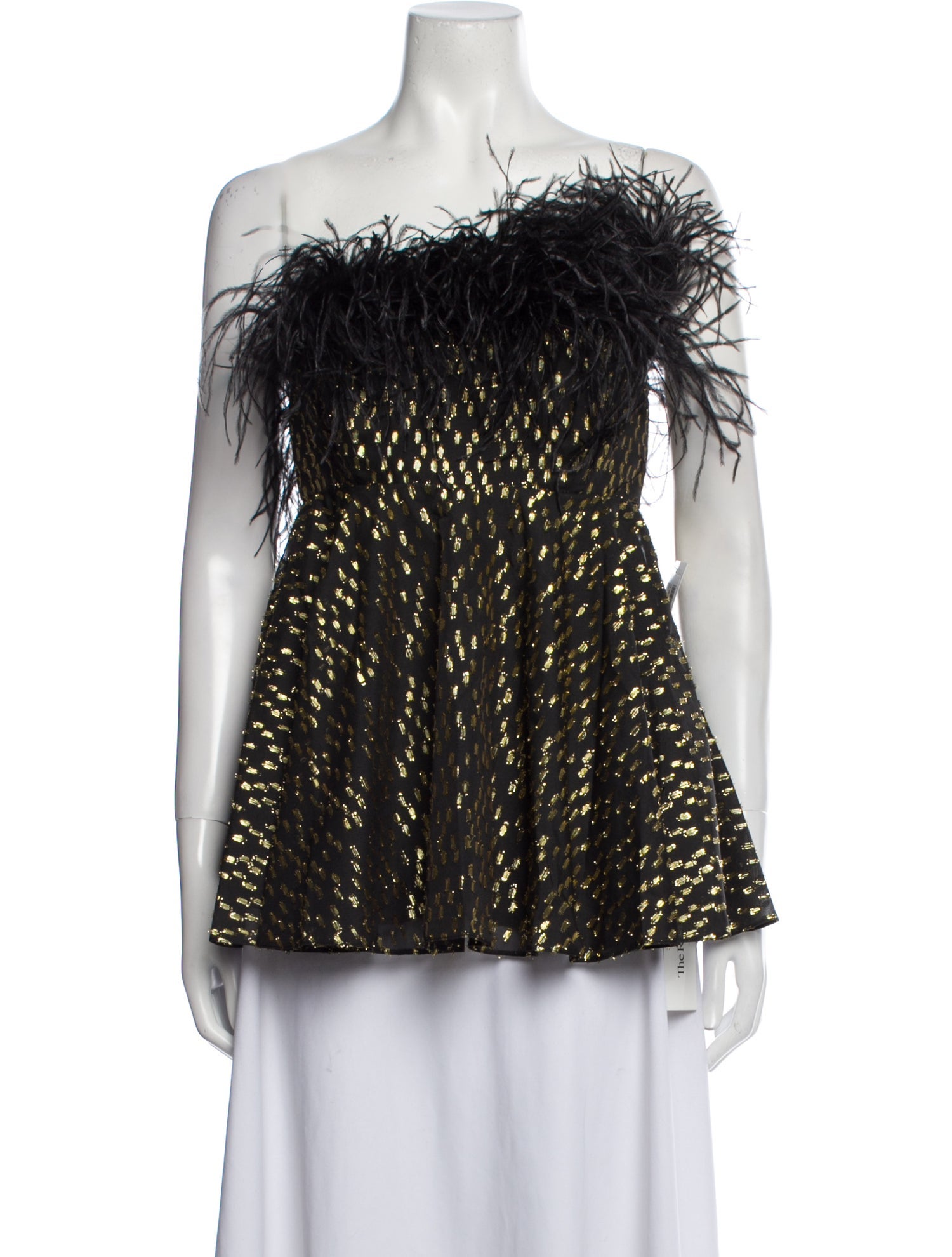 16ARLINGTON Printed One-Shoulder Top w/ Tags