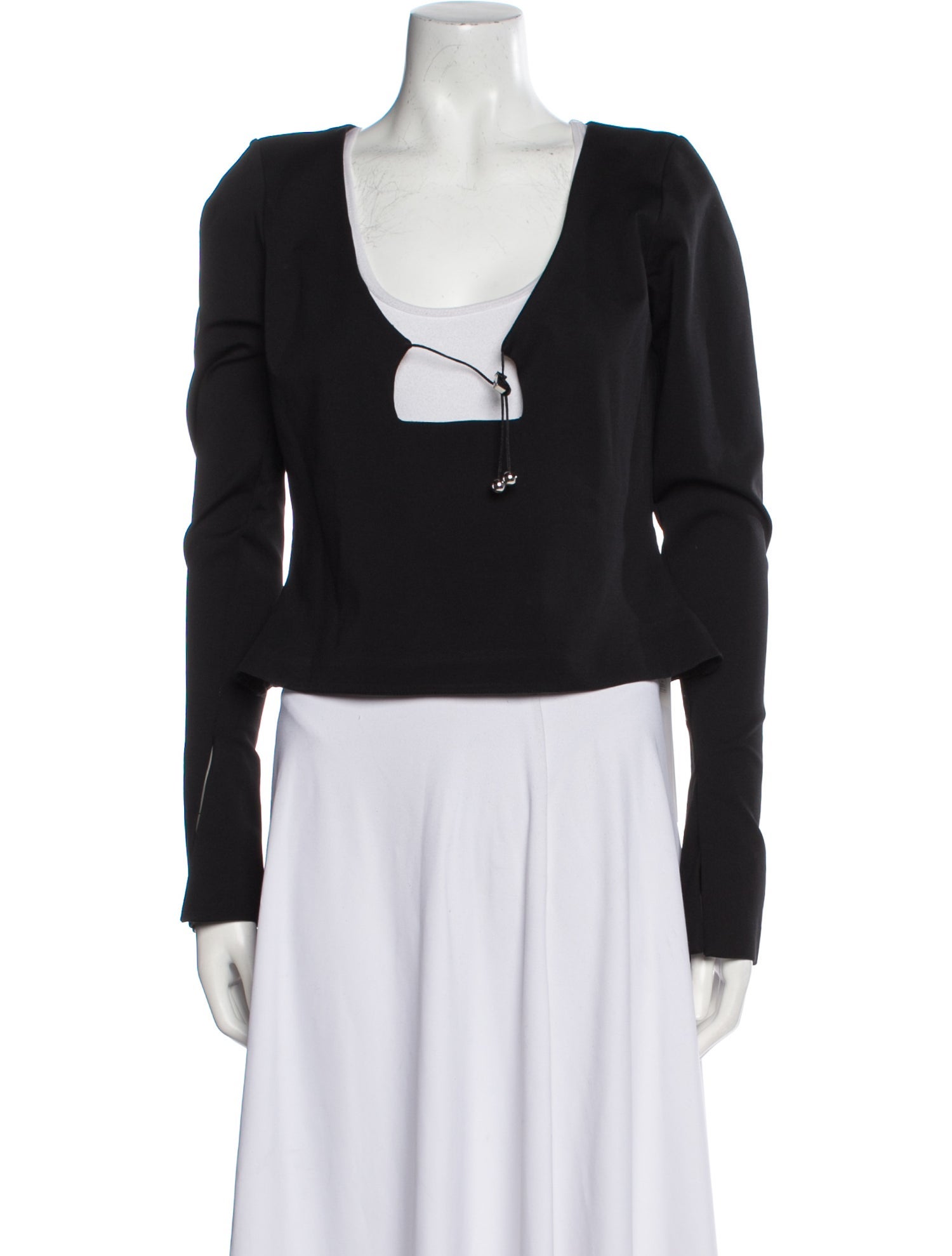 16ARLINGTON V-Neck Long Sleeve Top