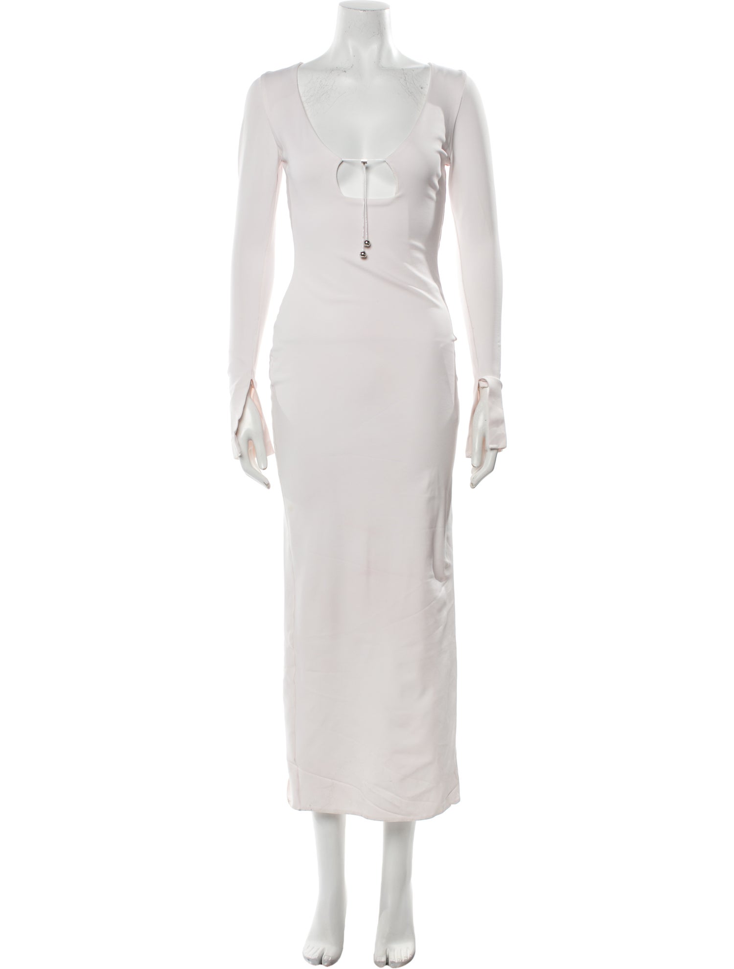 16ARLINGTON Scoop Neck Long Dress