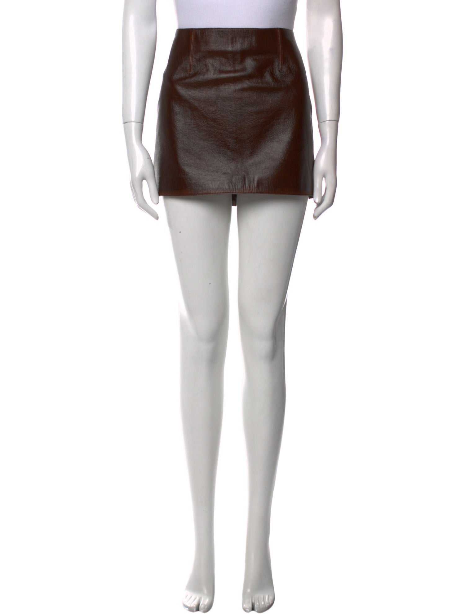 16ARLINGTON Leather Mini Skirt