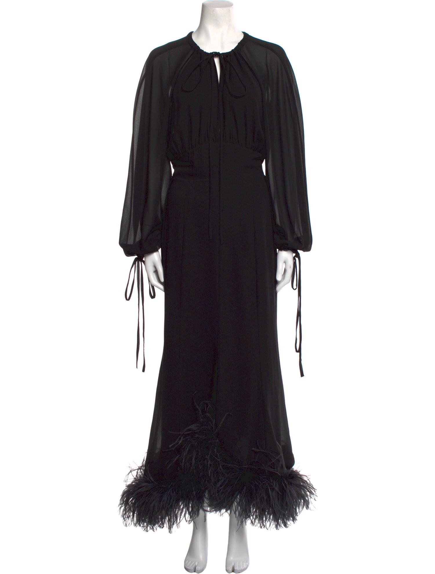 16ARLINGTON Crew Neck Long Dress