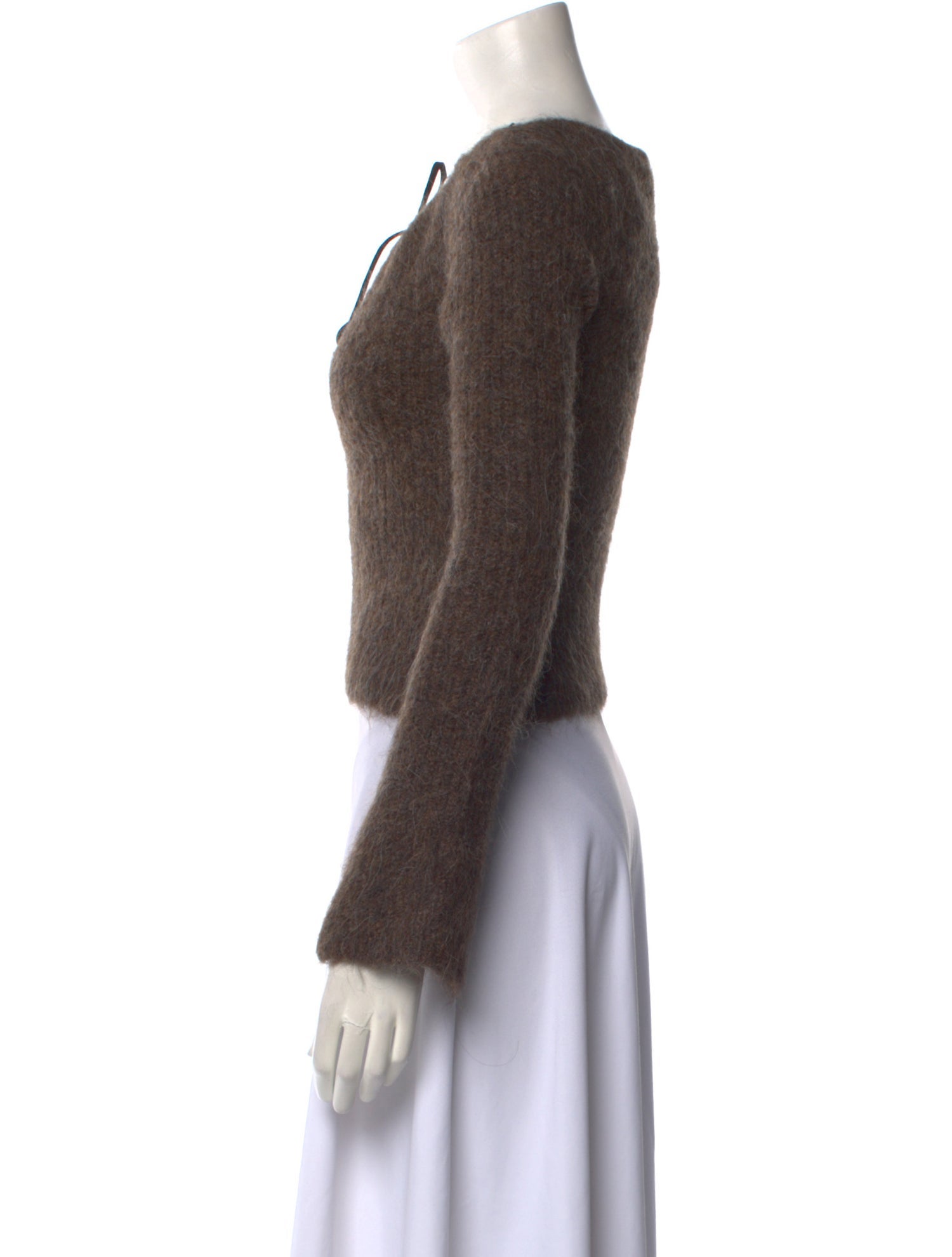 16ARLINGTON Alpaca Scoop Neck Sweater