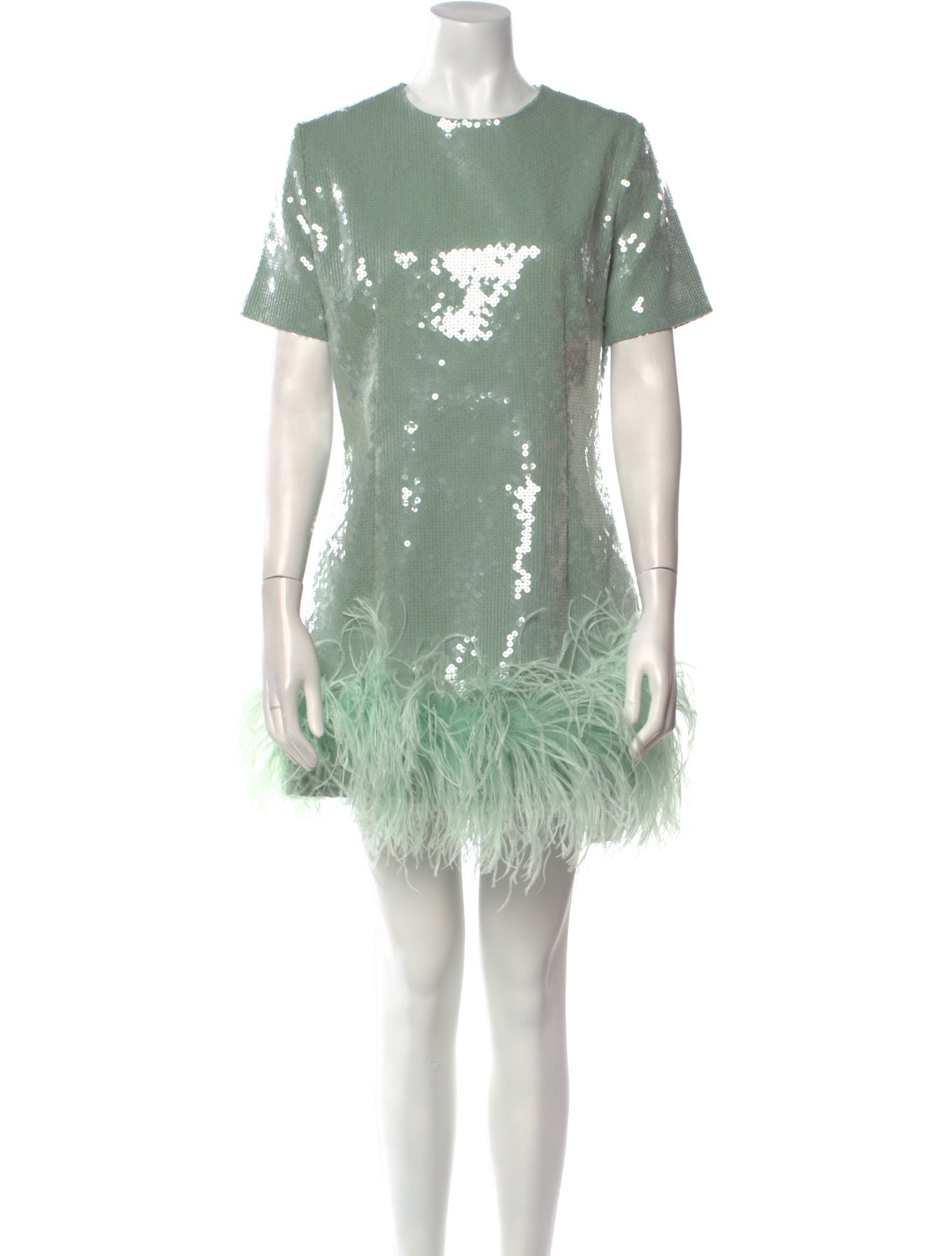 16ARLINGTON Crew Neck Mini Dress