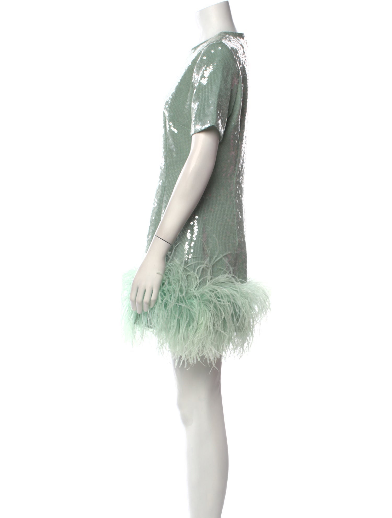 16ARLINGTON Crew Neck Mini Dress