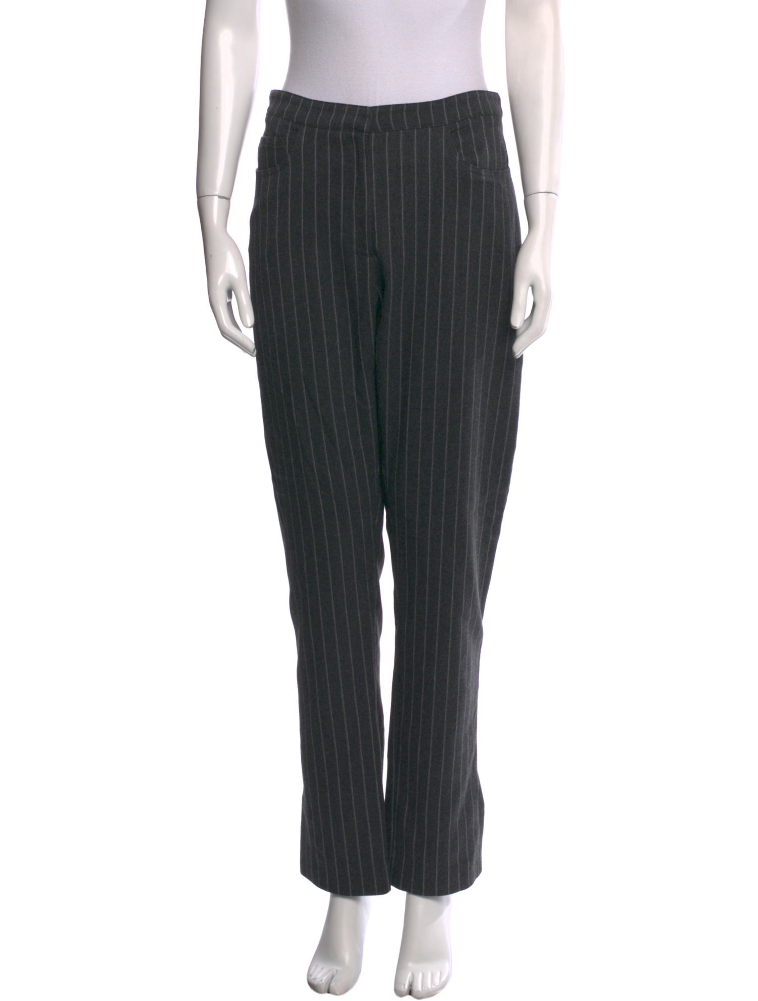16ARLINGTON Striped Straight Leg Pants