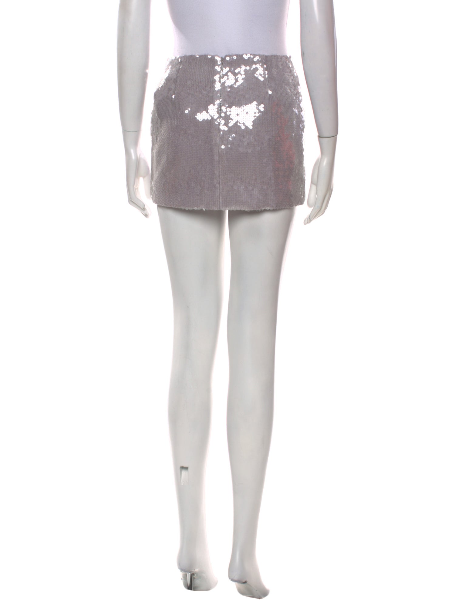 16ARLINGTON Sequin Embellishments Mini Skirt
