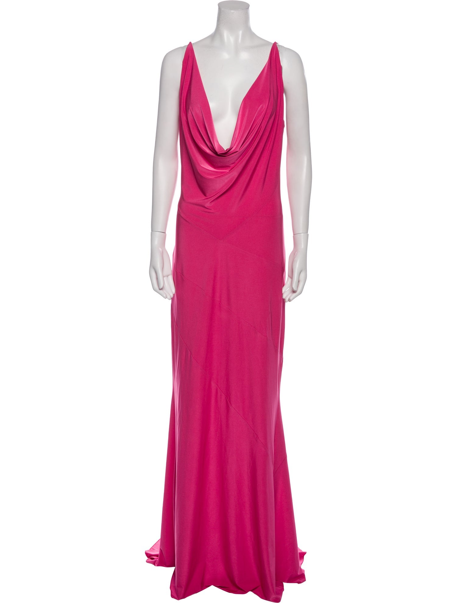 16ARLINGTON Cowl Neck Long Dress w/ Tags