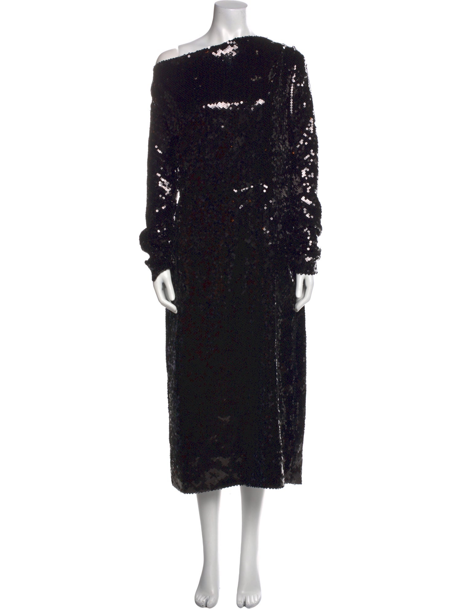 16ARLINGTON One-Shoulder Midi Length Dress