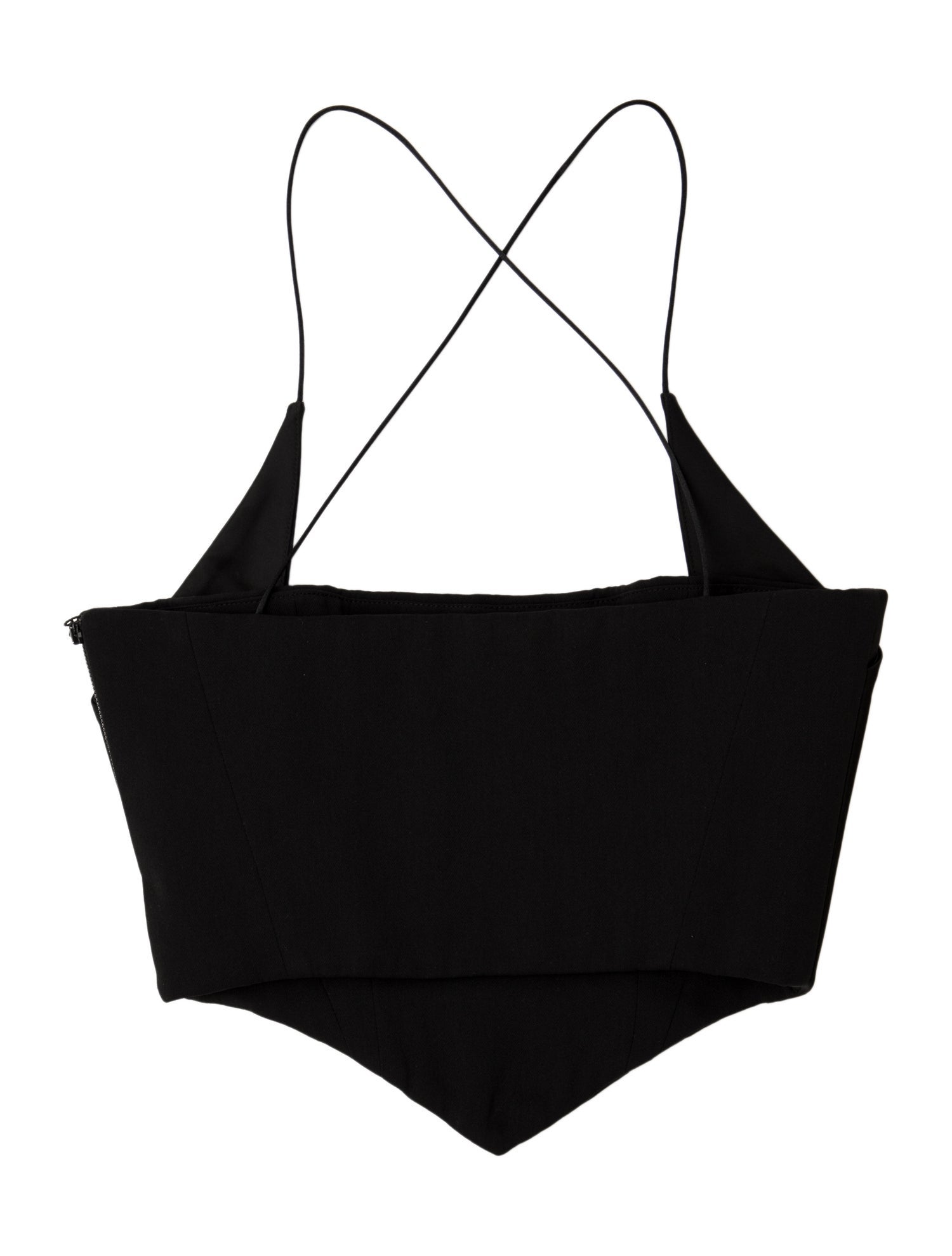 16ARLINGTON Square Neckline Sleeveless Crop Top w/ Tags