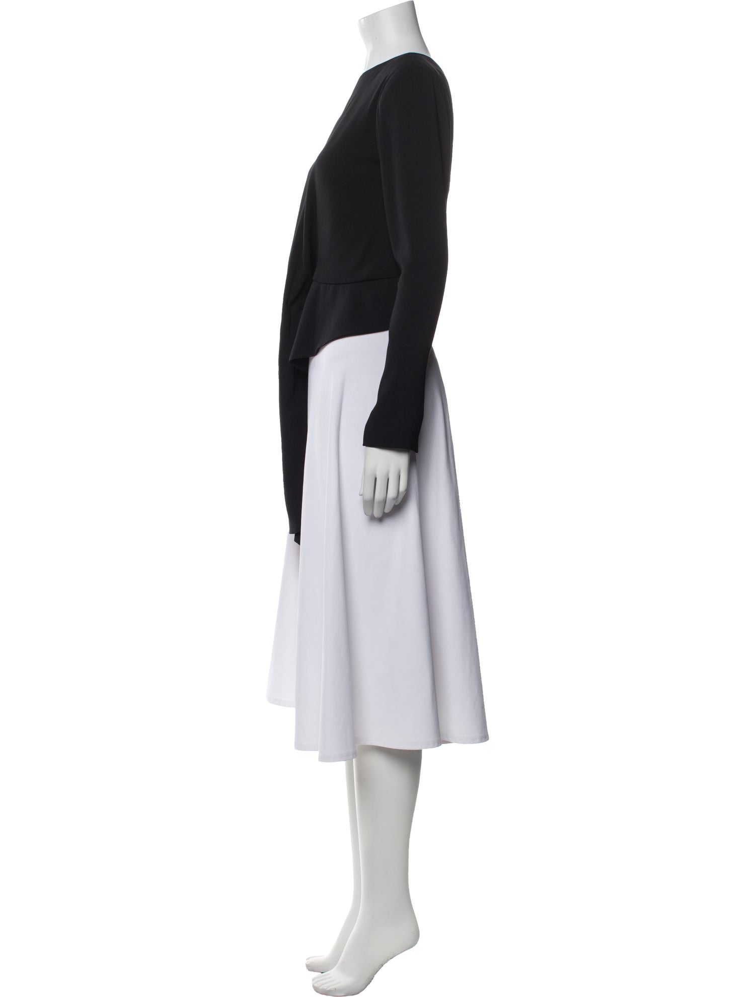 16ARLINGTON One-Shoulder Long Sleeve Tunic