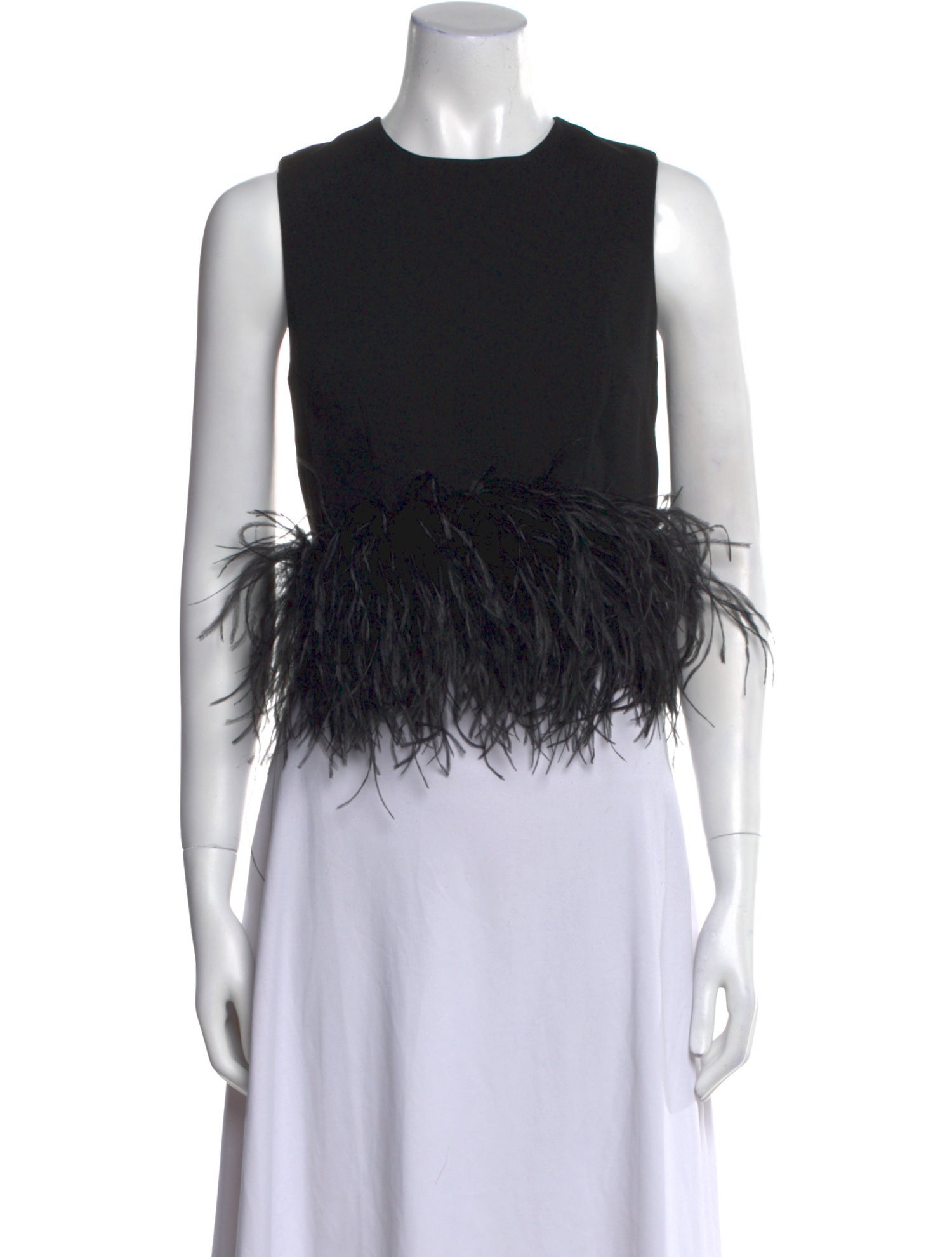 16ARLINGTON Crew Neck Sleeveless Crop Top w/ Tags