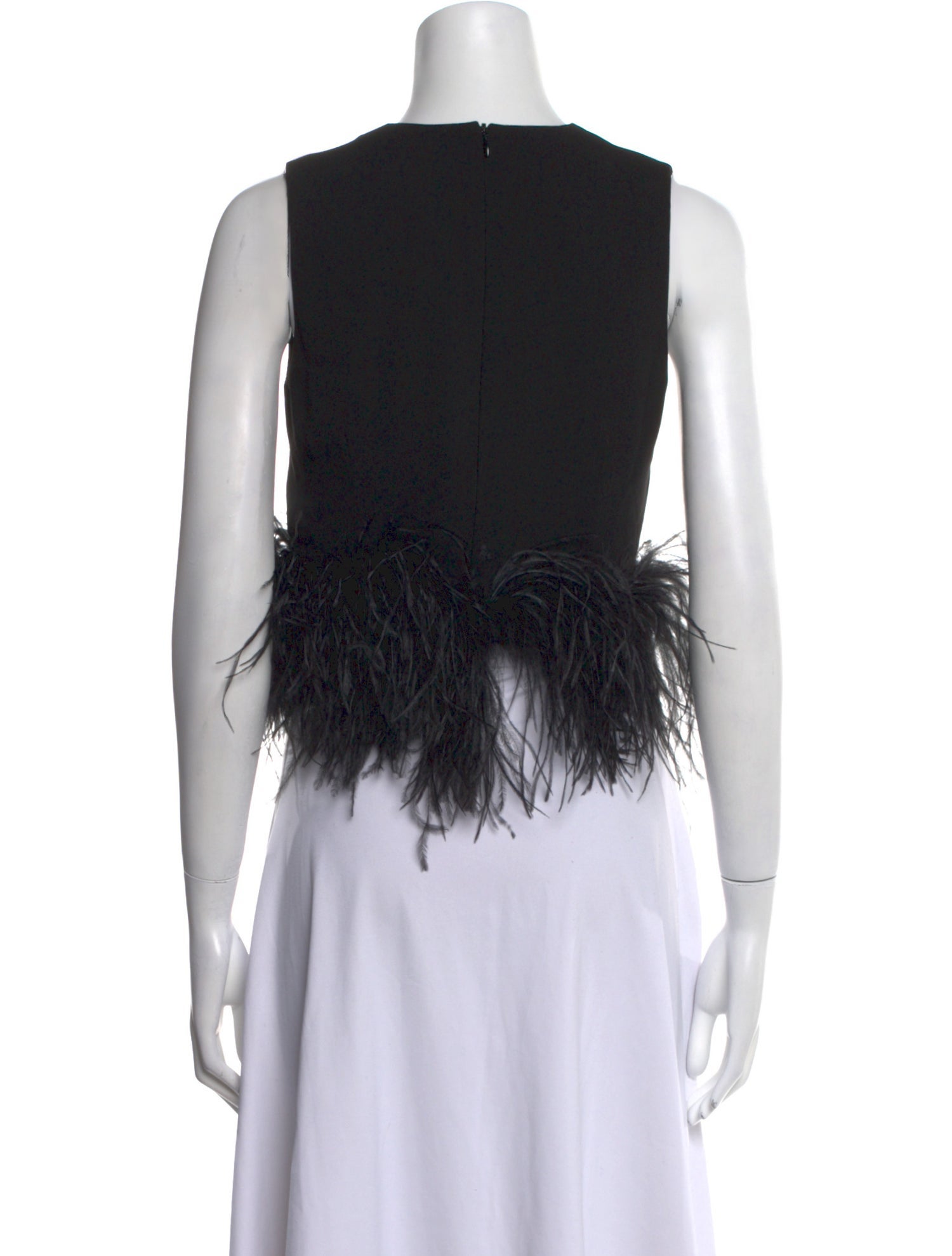 16ARLINGTON Crew Neck Sleeveless Crop Top w/ Tags