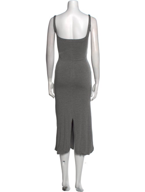 16ARLINGTON Square Neckline Midi Length Dress