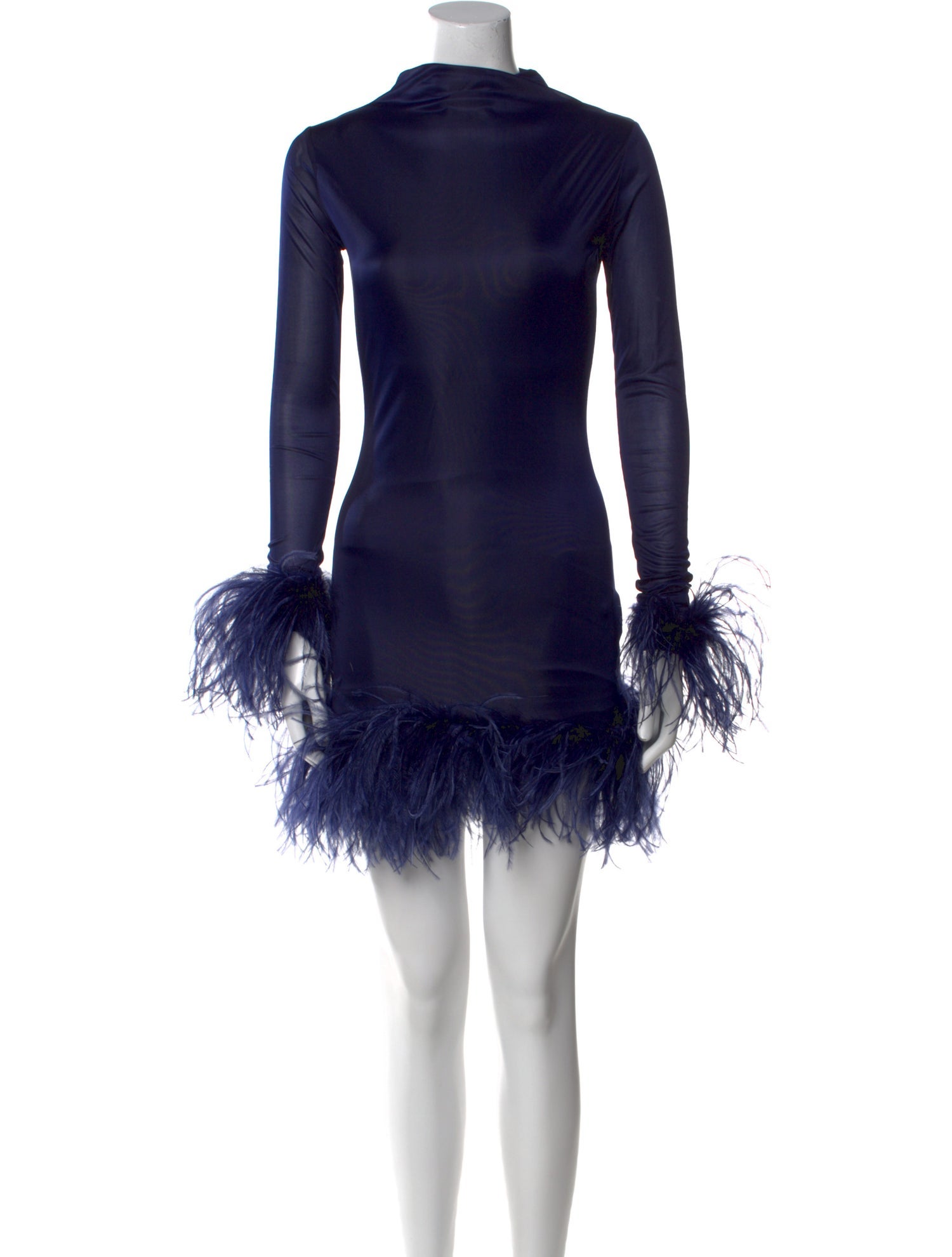 16ARLINGTON Mock Neck Mini Dress