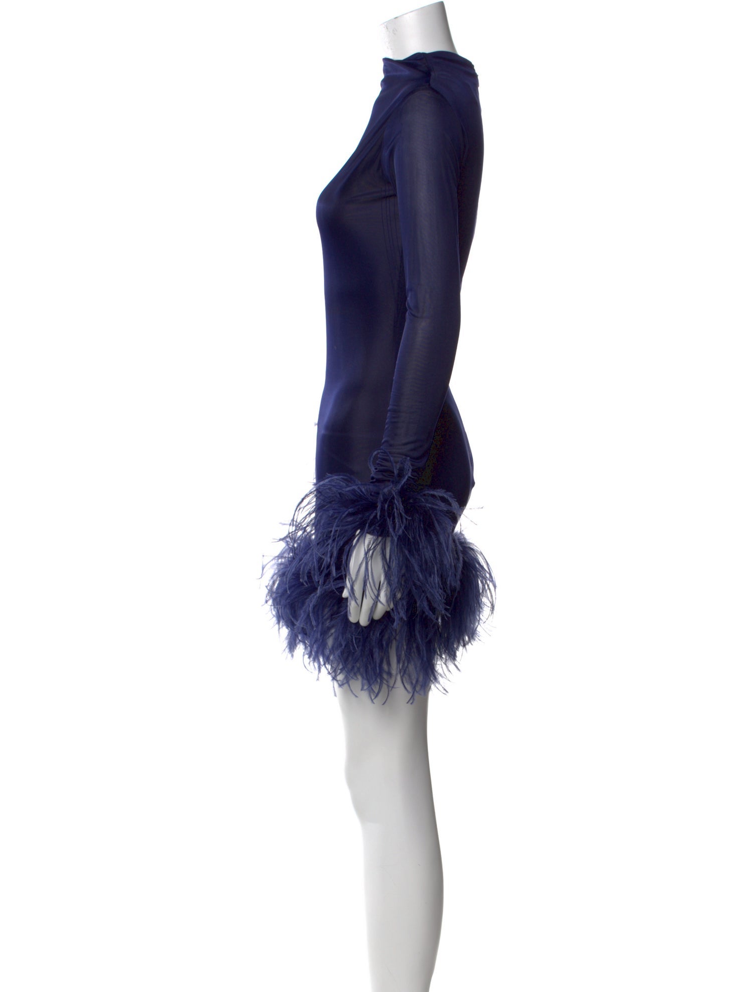 16ARLINGTON Mock Neck Mini Dress