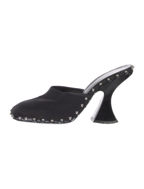 16ARLINGTON Satin Beaded Accents Slingback Flats