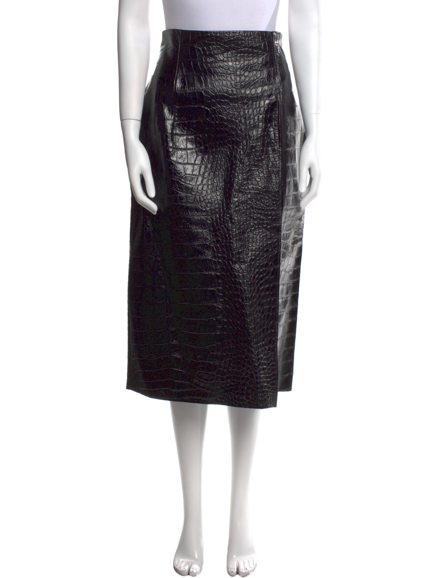 16ARLINGTON Leather Midi Length Skirt w/ Tags