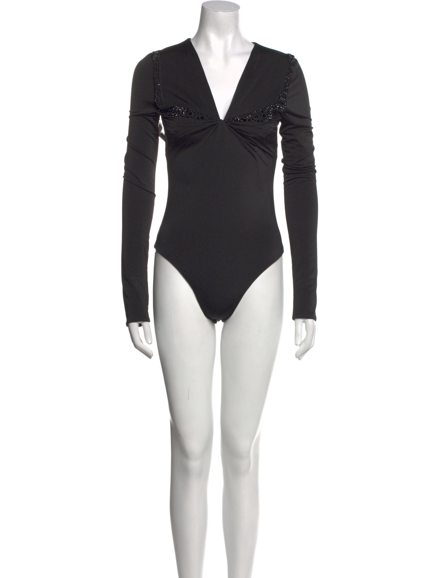 16ARLINGTON V-Neck Long Sleeve Bodysuit