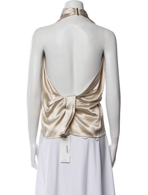 16ARLINGTON Cowl Neck Sleeveless Blouse