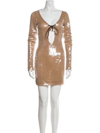 16ARLINGTON V-Neck Mini Dress