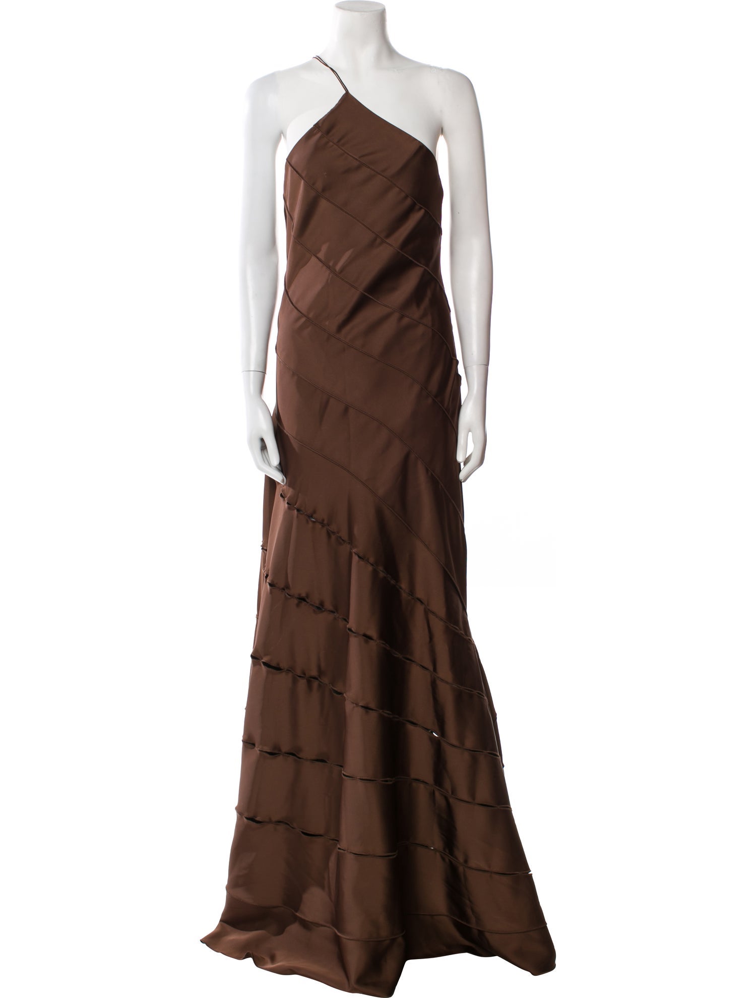 16ARLINGTON One-Shoulder Long Dress w/ Tags