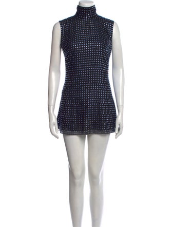 16ARLINGTON Turtleneck Mini Dress